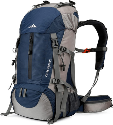 50L Hiking Backpack, Waterproof Camping Essentials Bag with Rain Cover, 45+5 Lit