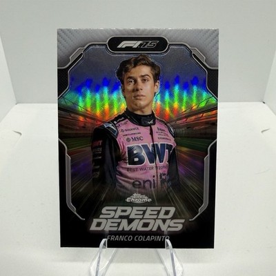 Topps 2025 Chrome Formula 1 Franco Colapinto Speed Demons BWT Alpine #SD-9