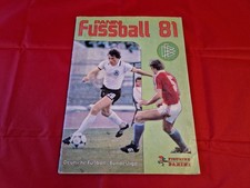 Panini album Bundesliga 1981 football 81, complete sticker book, complete, +/- good