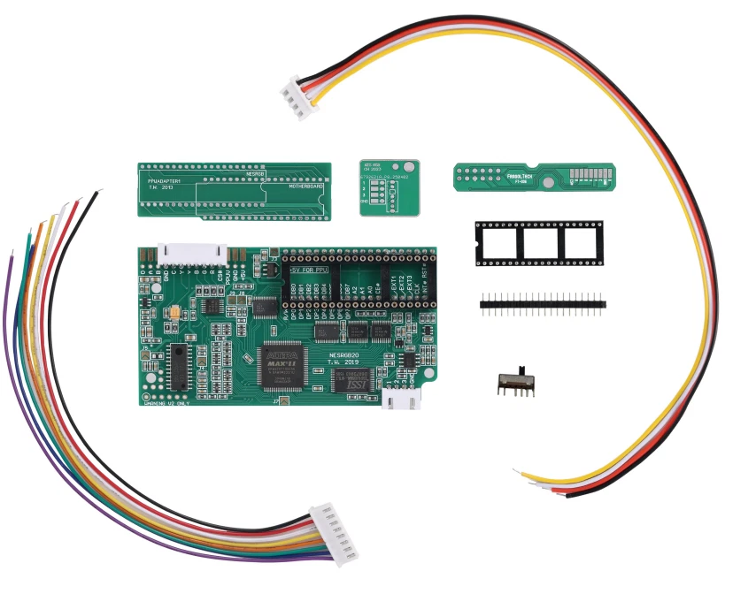 Modified FC Famicom Retro Motherboard for NESRGB 2.0 Kit