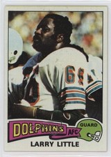 1975 Topps Larry Little #499 HOF 0nr3