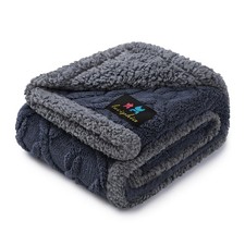 Waterproof Pet Blanket, Liquid Pee Proof Dog Blankets for Sofa Bed Couch, Rev...