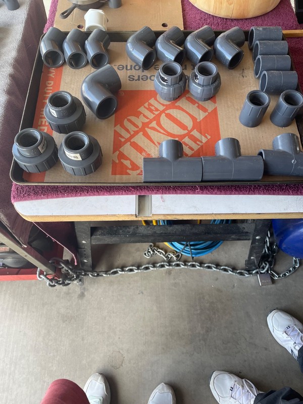 Schedule 80 pvc fittings assorted lot
