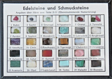 30 echte Edelsteine und Schmucksteine (kleine Edelsteinkunde im Original-Etui)