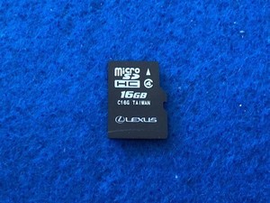 2016 LEXUS NX300h NAVIGATION NAV MAP MICRO SD CARD OEM GENUINE 86271-78012