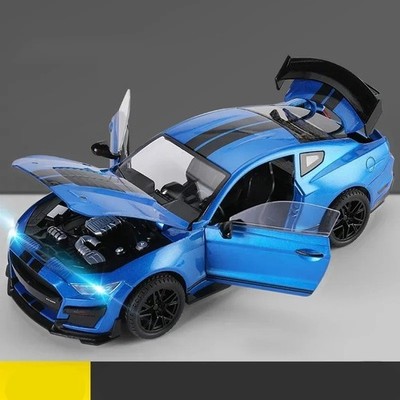 Großes 1:18 Ford Mustang GT500 Miniaturen Alu Diecast Metall Fahrzeugmodell