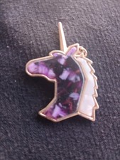 Unicorn Purple Pendent