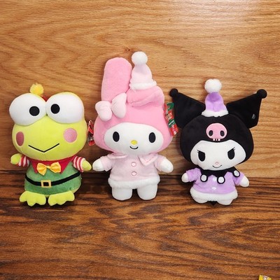 Hello Kitty & Friends Holiday Plush Lot Kuromi Keroppi My Melody Christmas Set