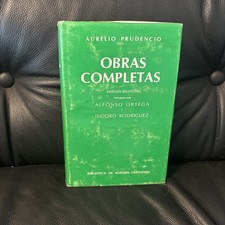 OBRAS COMPLETAS DE AURELIO PRUDENCIO 1981, Editorial BAC.