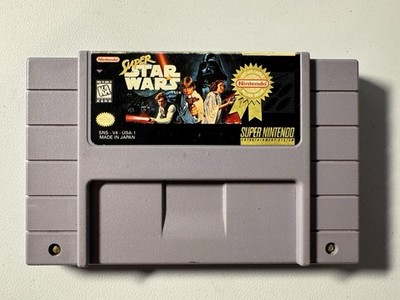 Super Star Wars Super Nintendo SNES Original Authentic Vintage USA Cartridge