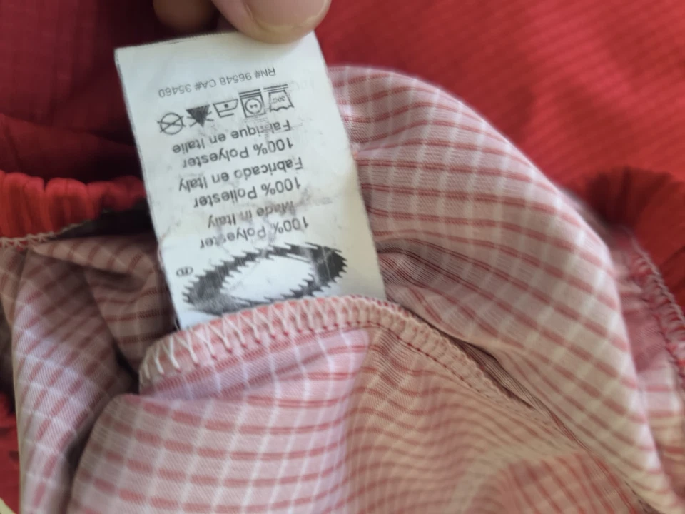 Camiseta deportiva de ciclismo Oakley Software vintage media cremallera hecha en Italia unisex Foto 4 de 4