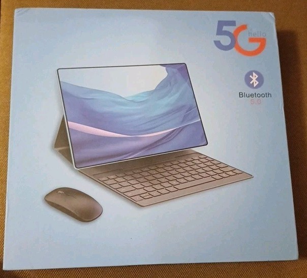5G Bluetooth Tablet with Keyboard and Mouse Set - Generic Brand