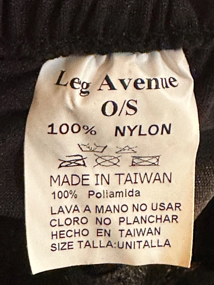 Minifalda Leg Avenue negra con volantes de encaje tutú micro enagua talla OS bruja gótica Foto 4 de 4