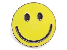 Smiley Happy Face Have A Nice Day Thank You Retro Enamel Lapel Pin