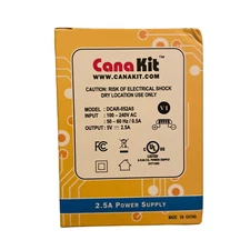 Cana Kit Raspberry Pi 3 B+ Power Supply, 2.5 Adapter, 5V