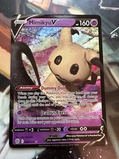 Mimikyu V 068/172 Holo Ultra Rare Sword & Shield Brilliant Stars  Pokémon TCG