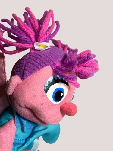 Abby Cadabby Plush Doll 8 Inch from Sesame Street with Pink Wings Blue Dress - Picture 8 of 8