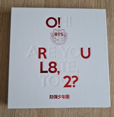 BTS oh! are you late too? (o! r u l8, 2?) album mit photocard und poster
