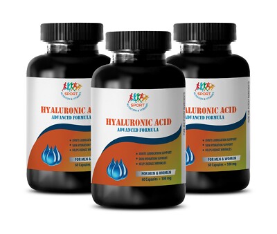 bone health formula - HYALURONIC ACID 100MG - natural joint lubrication 3B