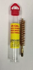 Pro Shot 45 Cal Black Powder Bore Brush Bronze Bristles 10/32 Threads 