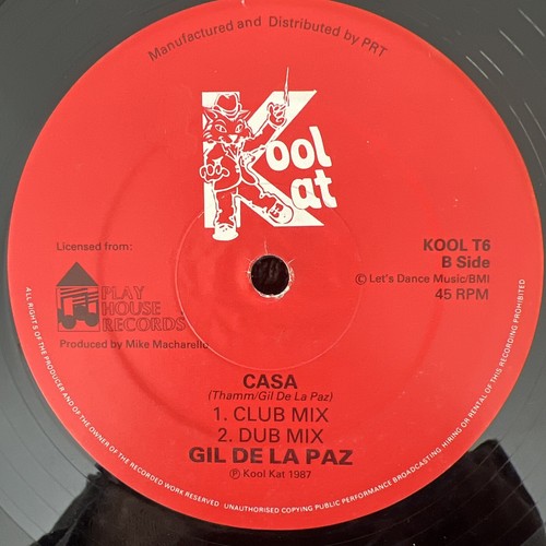 Gil De La Paz – Casa 3 Track 12'' Vinyl 1987 3 Track PLAY TESTED EX VIDEO CLIP - Picture 4 of 6