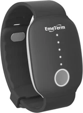EmeTerm FDA-Cleared Relieve Vomit Nausea Electrode Stimulator Wristband (Black)