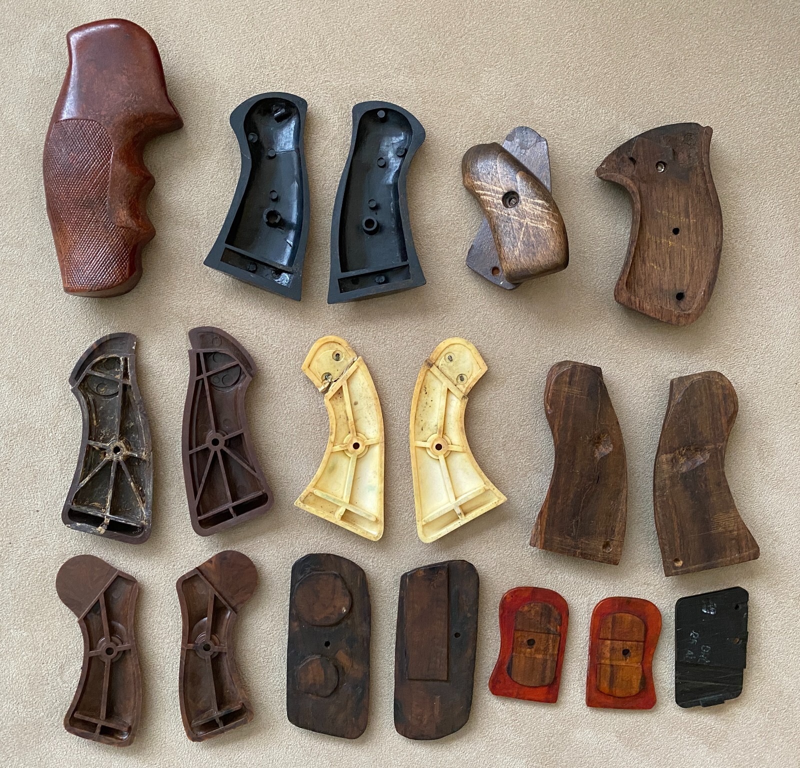 A Collection of Vintage Pistol grips...LOOK eBay