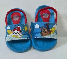 Paw Patrol Sandals for Boys Size 5/6 Marshall Chase FoamOUT OF BOX NEW WITH TAG