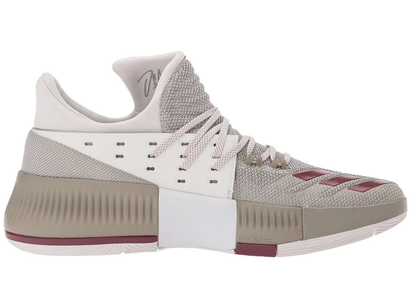 Adidas Dame 3 West Campus Shoes Pearl Grey D Lillard Men S Basketball Shoes Ebay