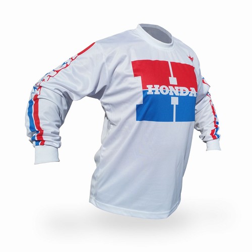 Vintage 80's Style Honda Motocross Jersey MX Enduro AHRMA Motorcycle Enduro  | eBay