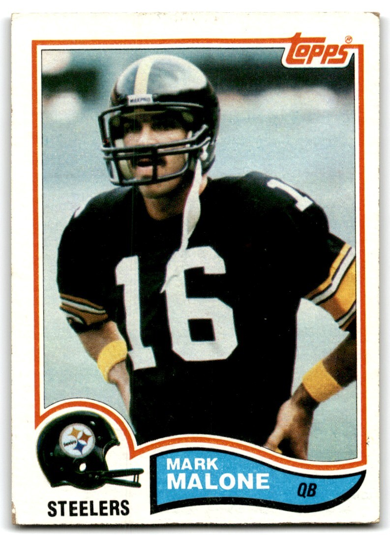 1982 TOPPS MARK MALONE RC PITTSBURGH STEELERS #215