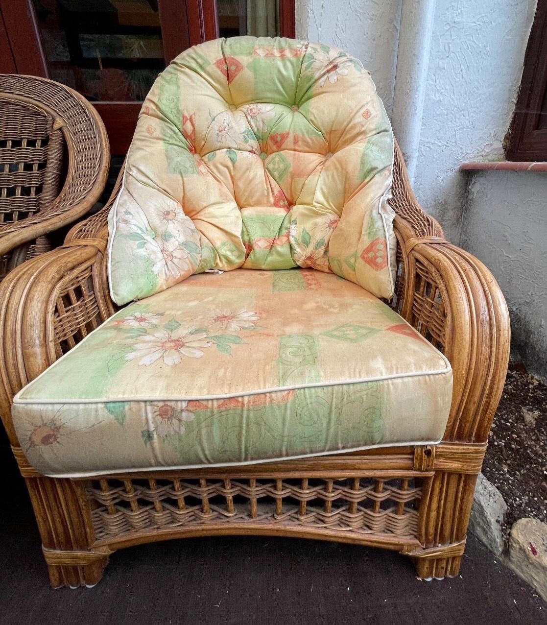 Wicker Conservatory furniture eBay