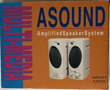 Vintage ASOUND AS-698 Multi-Media Amplified Speaker System