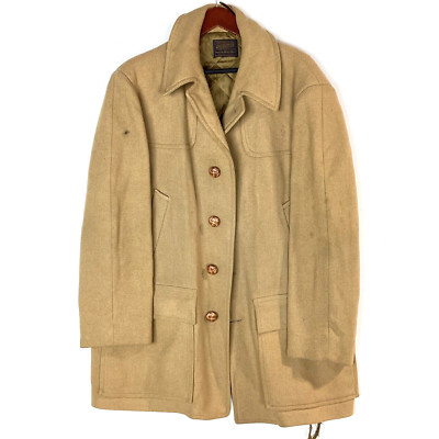 Vintage Pendleton Pure Virgin Wool Coat Jacket Size Large Vintage Pendleton Pure Virgin Wool Coat Jacket Size Large