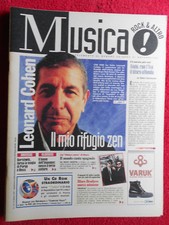 rivista MUSICA! REPUBBLICA 118/1997 Leonard Cohen Ricky Martin Coolio  No*cd