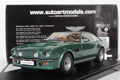 AUTOART 70224 ASTON MARTIN V8 VANTAGE 1985 (FOREST GREEN, 1:18, Neuwertig in OVP