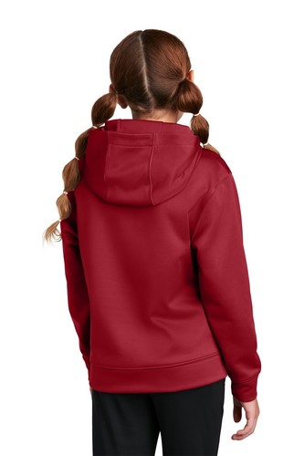 Sport-Tek YST244 Youth 100% Polyester Sport-Wick Fleece Hooded Pullover - Picture 21 of 45