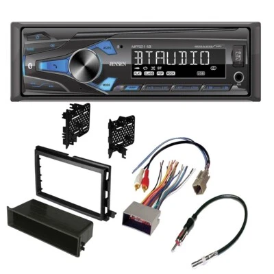JENSEN Single Din Bluetooth Car Stereo AM/FM Radio & kit for Ford F150 2004 - 2008