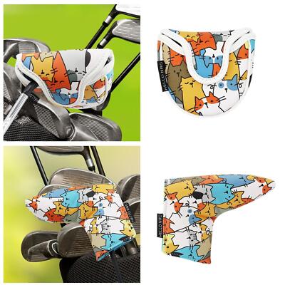 Golf Mallet Putter Kopf Abdeckung Stilvolle für Anfänger Golf Spiele Reisen
