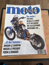 MOTO VERTE n° 203- HVA 410 - JAWA 380 - ATK 406 - GILERA Dakar - SUZUKI 440 DR
