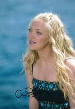 Amanda Seyfried "Mamma Mia" autograph signed 20x30 cm picture