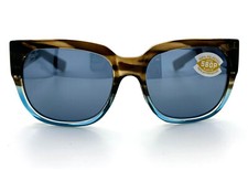 Costa Del Mar Waterwoman Sunglasses Shiny Wahoo/Gray Silver Mirror 580Plastic