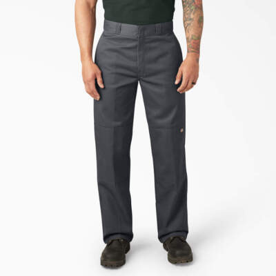 Dickies Mens 85283 Loose Fit Double Knee Pocket Work Pants Multiple Colors