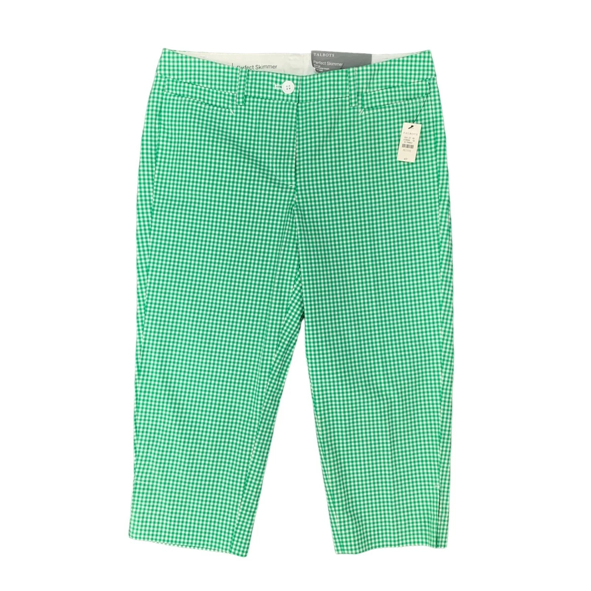 Talbots shop gingham pants