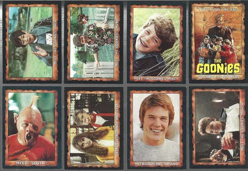 GOONIES CARD SET OF 86 (1985) TOPPS MOVIE CARDS, MINT FROM VENDING CASES