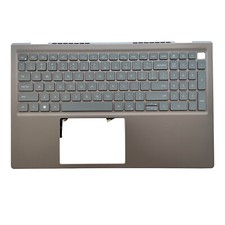 New Palmrest Backlit Keyboard Cover For Dell Inspiron 15 Pro 5510 5515 06P0TG