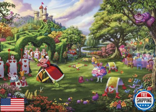 Ceaco - Thomas Kinkade - Disney - Queen of Hearts - 1000 Piece Jigsaw Puzzle