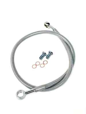 Streamline +4'' Steel Braided Rear Brake Line Raptor YFM350R 2004-2013 RAP350-R-4