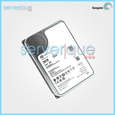 Seagate ST20000NM007D Exos X20 20TB 6Gbps 7.2K SATA 3.5
