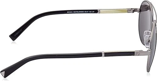 Gafas de sol Ermenegildo Zegna EZ0013 13D gris rutenio redondas polarizadas 55-17-145 Foto 3 de 4
